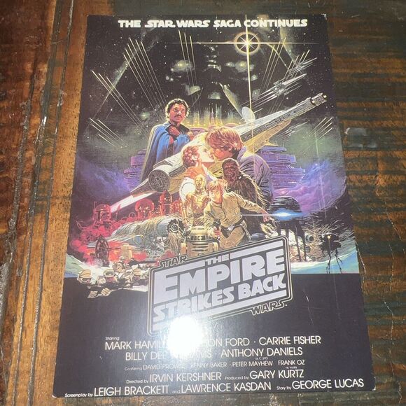 STAR WARS POST CARDS THE EMPIRE STRIKES BACK 1980 HANS SOLO 1997 LUCAS FILM - Picture 2 of 9